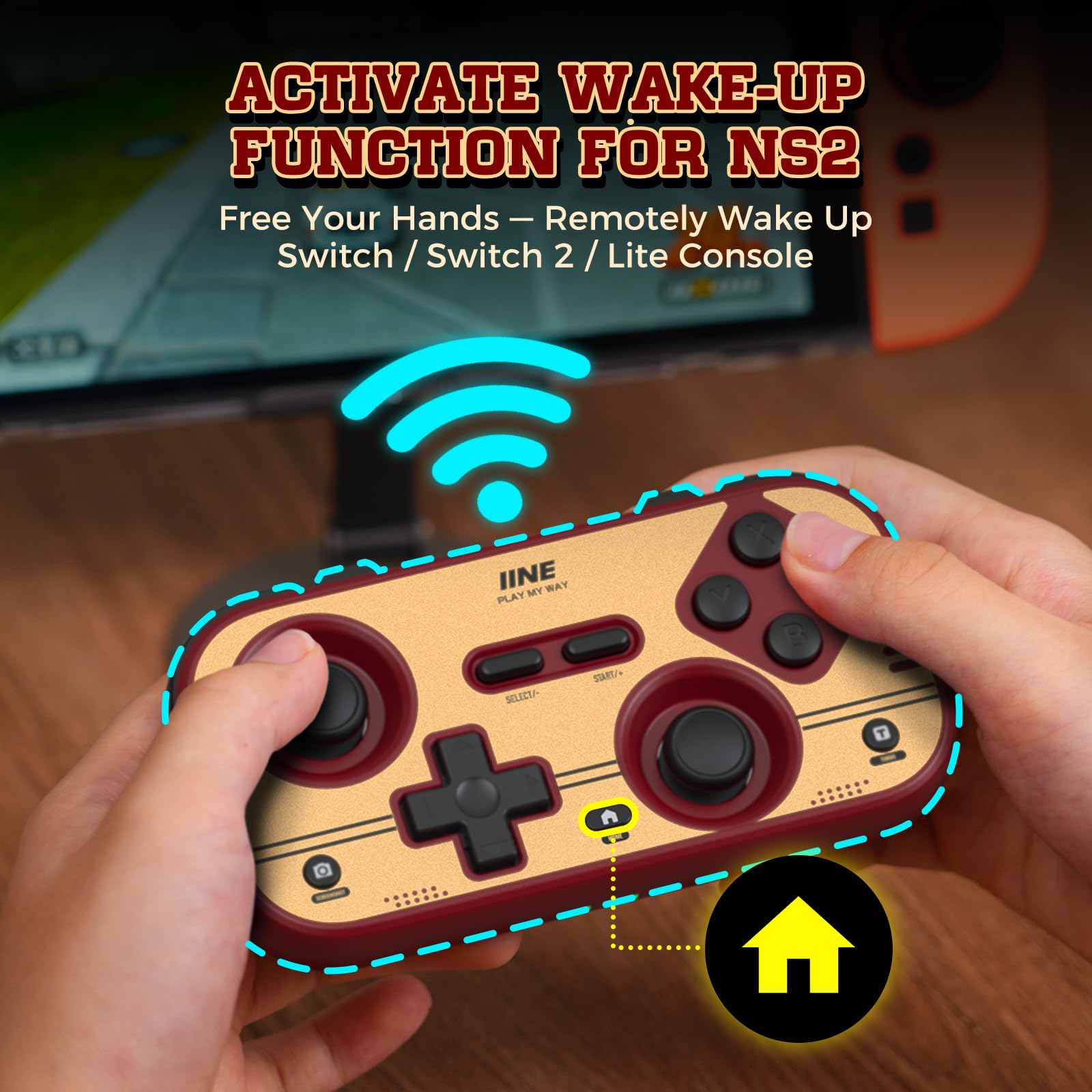 Amazon.com: IINE Retro Pocket Game Controller, Wireless Gamepad